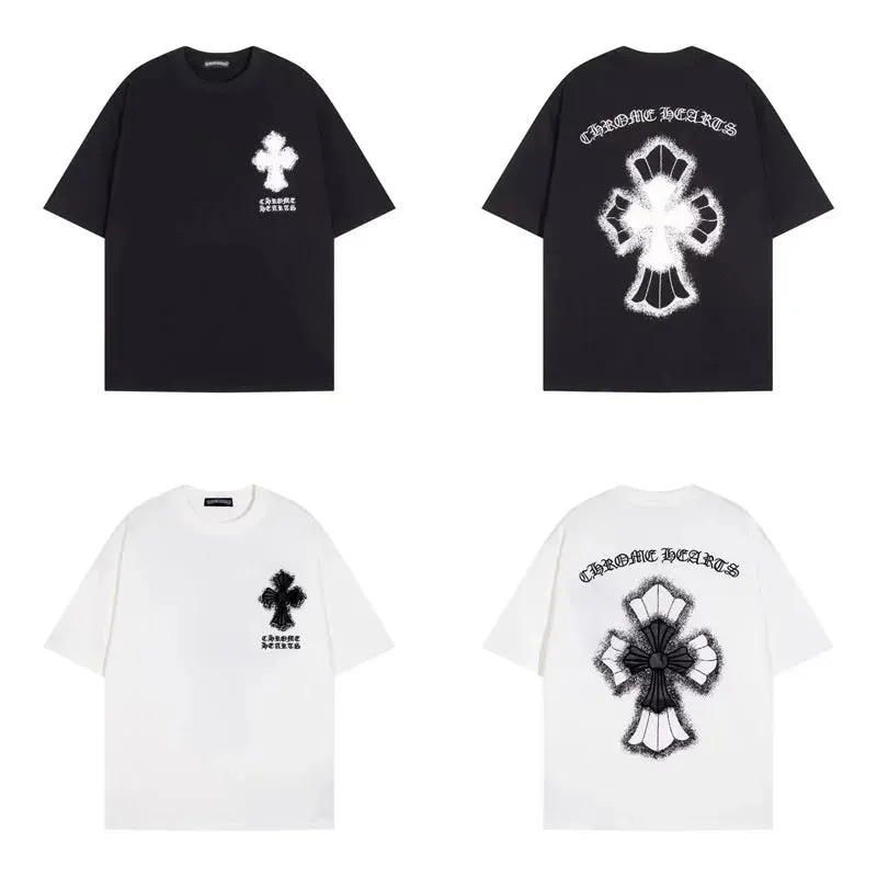 Chrome Hearts Tシャツ黒&白 H0165