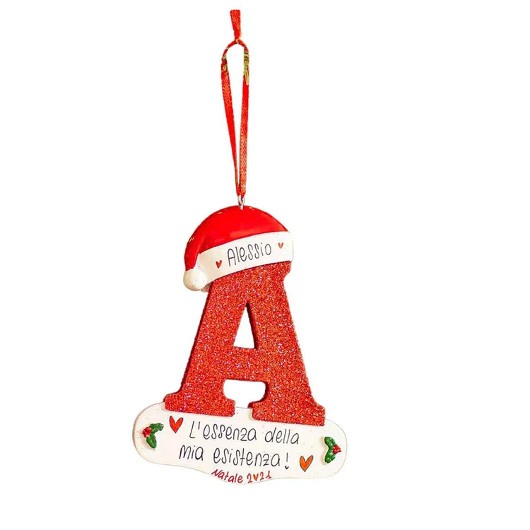 26 Letters Christmas Hanging Decoration Christmas Tree Outdoor Hanging Christmas Decoration