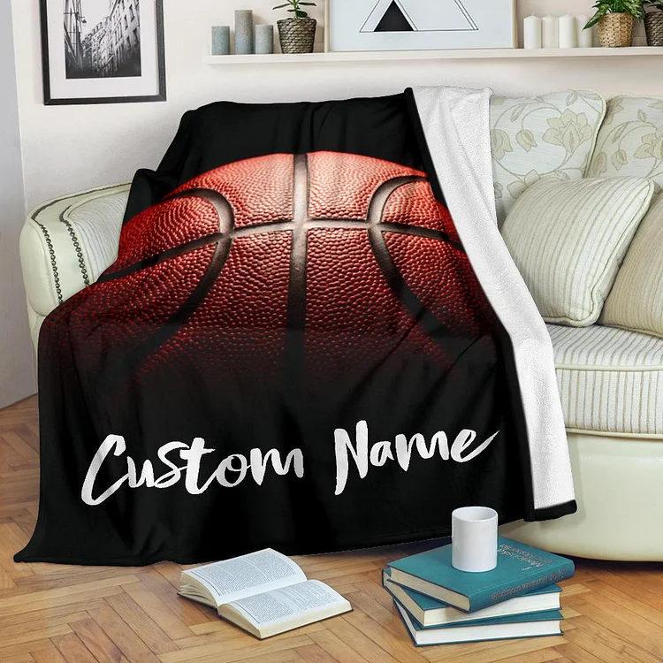 Personalized Lovely Kid Basketball Blanket For Comfort & Unique|DY05