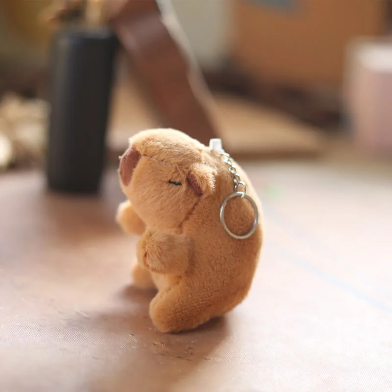 Cuteeeshop Cuteee Family Capybara Pendant Plush Toy Doll Bag Pendant Keychain Doll