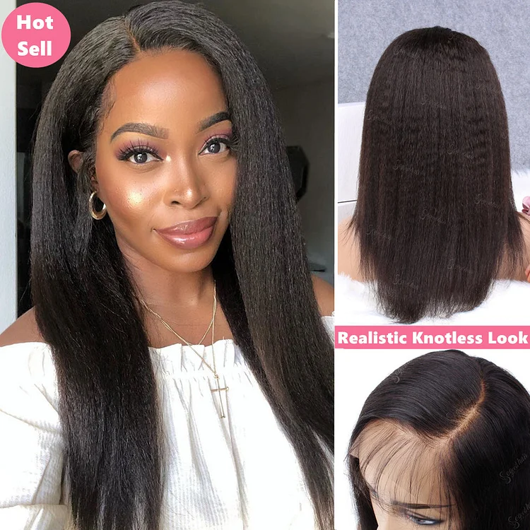Kinky Straight Full Lace Wig