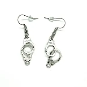 pornhint Pornhint Handcuff earrings | Freedom earrings | Liberty earrings