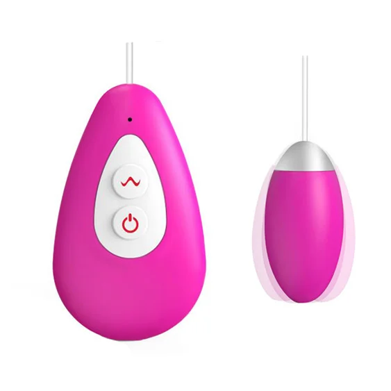 Wireless Remote Control Egg Vibrator - Rose Toy