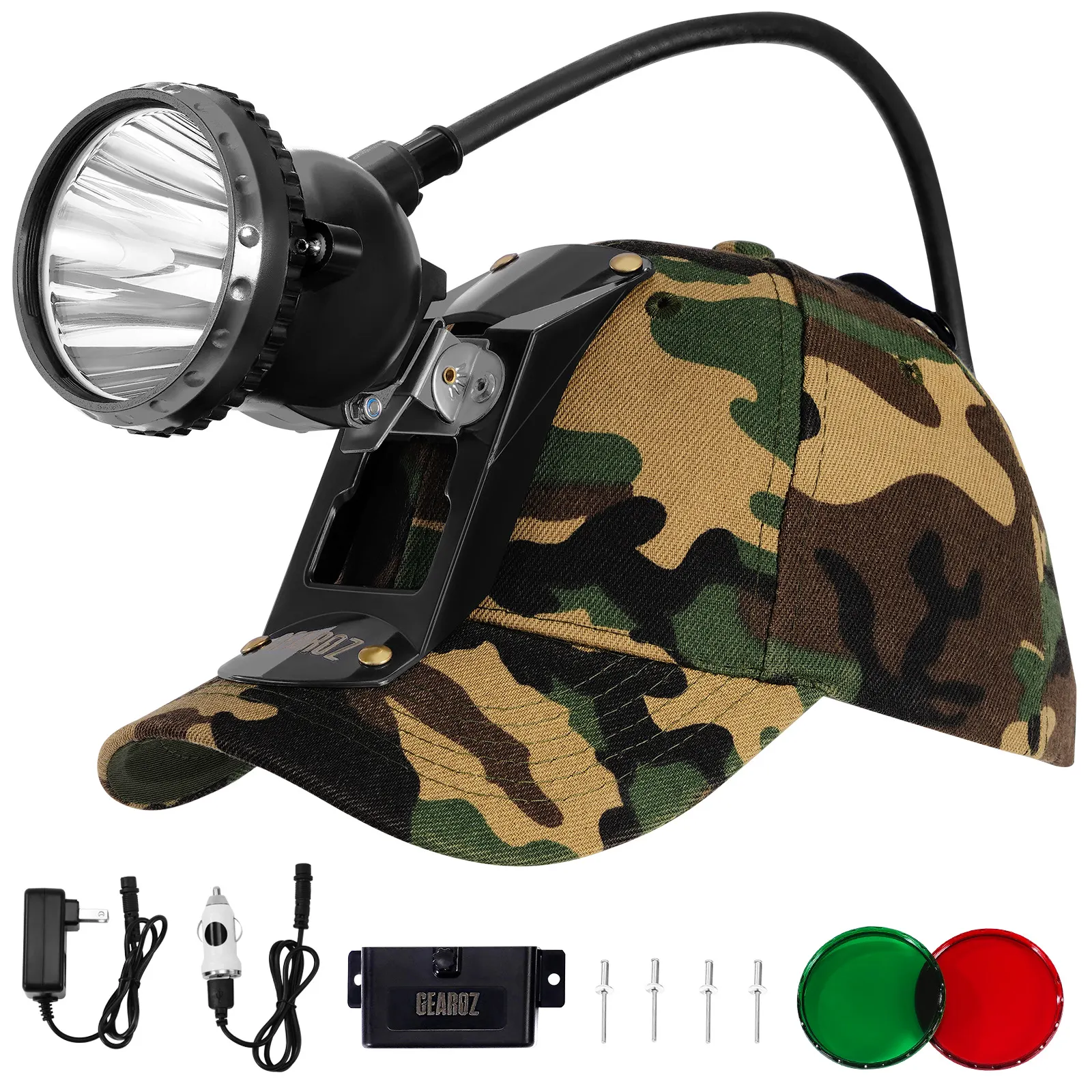 CREE 80000 LUX LED Coyote Hog Coon Hunting Light, GearOZ
