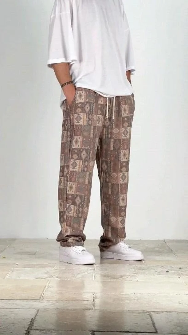 Printed Men's Casual Pants