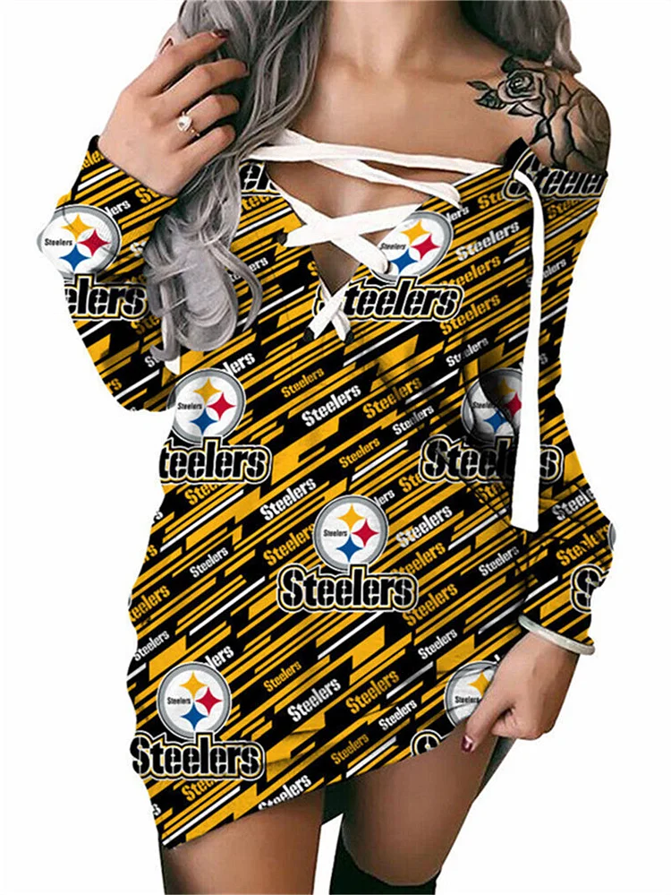 Pittsburgh Steelers
Limited Edition Lace-up Sweatshirt