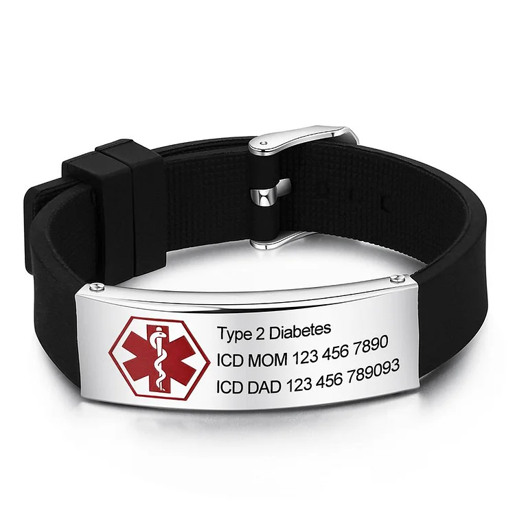 Life Saving ID Bracelets for Men Women Kids Emergency ID Bracelet