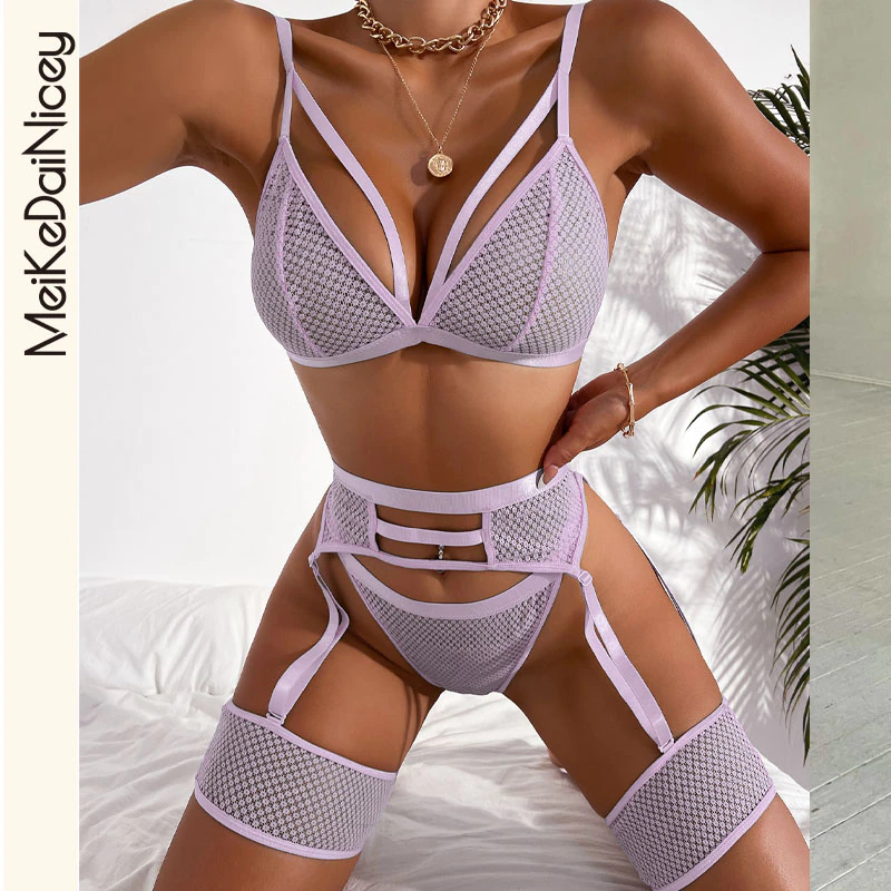 Billionm Lingerie Women S Underwear Set Mesh Lace Transparent Bra Sexy