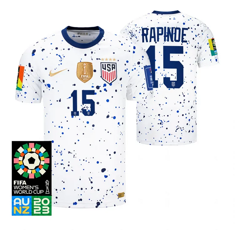 USA Megan Rapinoe 15 Home Shirt Kit Men's - World Cup 2023