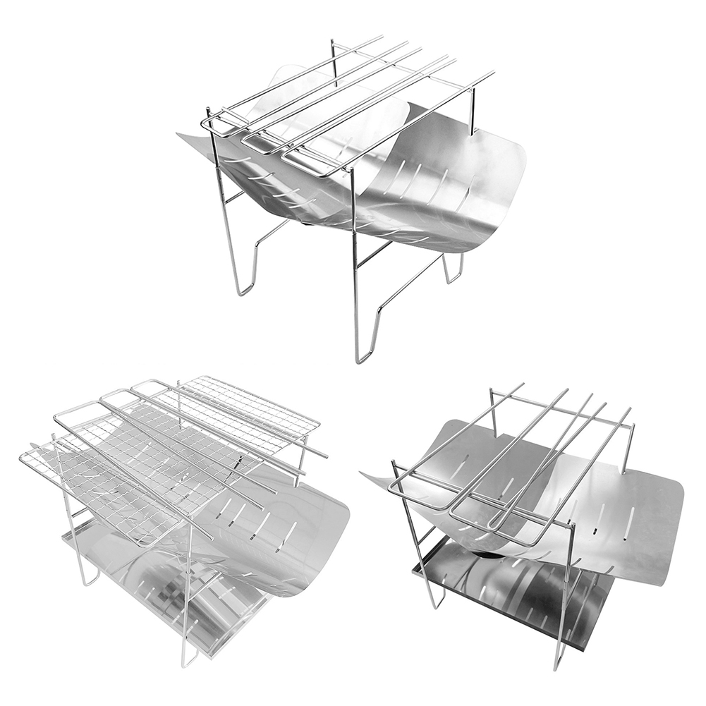 Stainless Steel BBQ Grill Rack Portable Folding Camping Picnic Mini Bracket, 501 Original
Stainless Steel BBQ Grill Rack Portable Folding Camping Picnic Mini Bracket, 501 Original