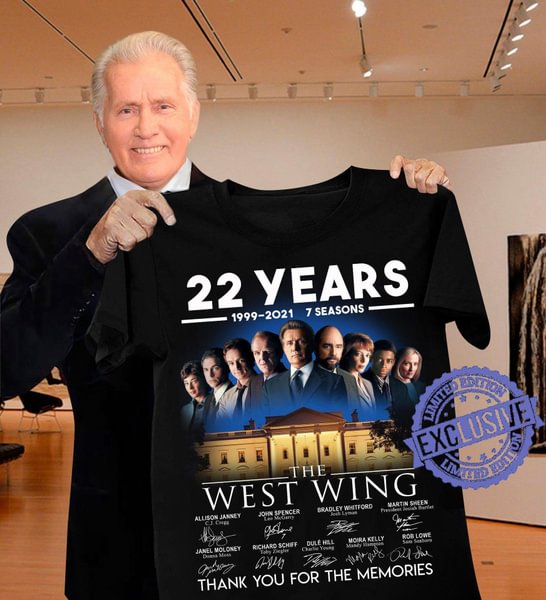 22 Years 1999 7 Seasons The West Wing Thank You for The Memories Shirt - BlackFridayBuys