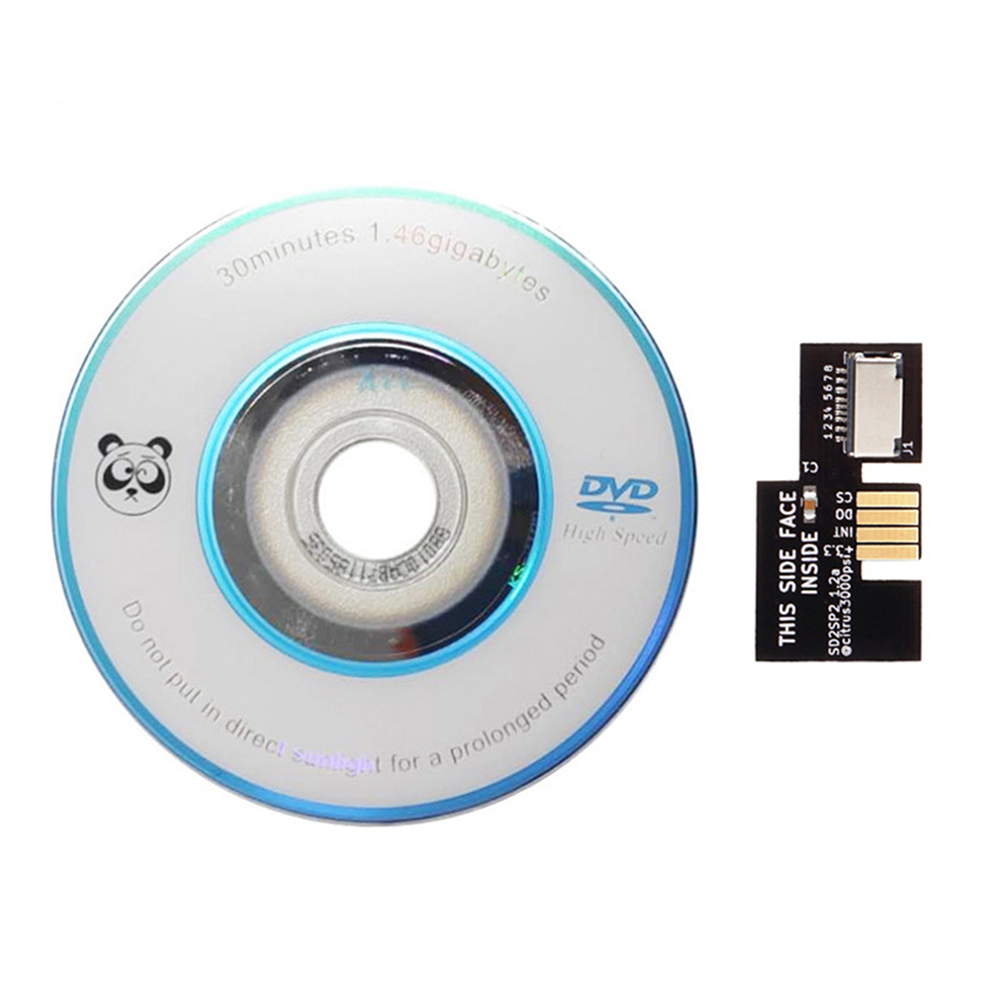 SD2SP2 Adapter TF Card Reader Replacement + Swiss Boot Disc DVD for NTSC, Ntsc-u, 501 Original
SD2SP2 Adapter TF Card Reader Replacement + Swiss Boot Disc DVD for NTSC, Ntsc-u, 501 Original