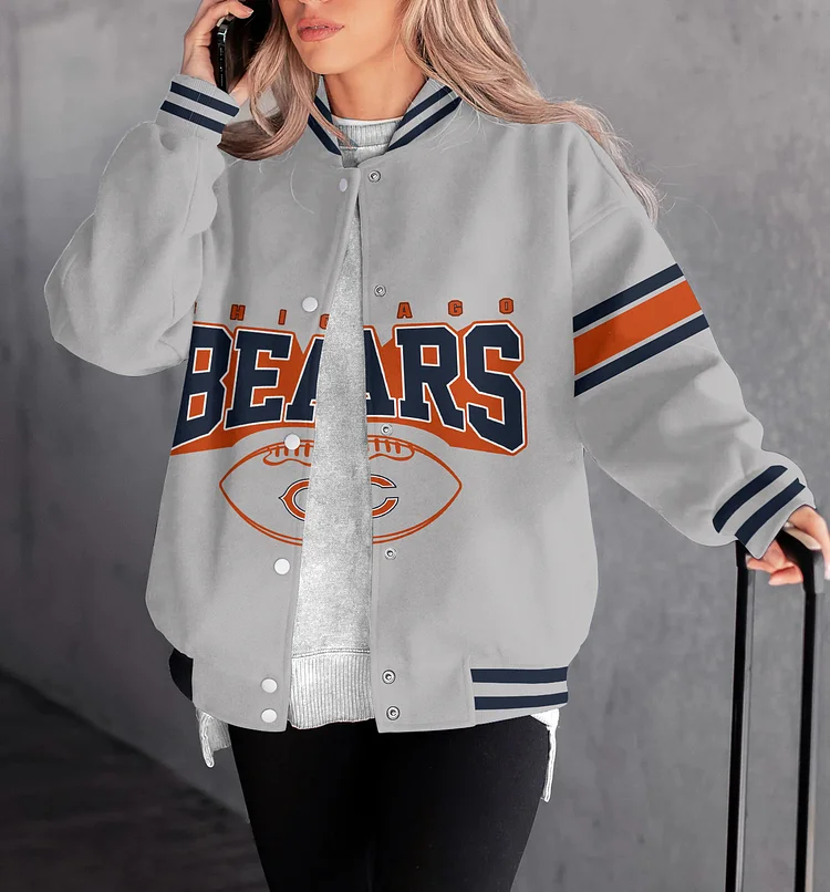 Chicago Bears Women Limited Edition Full-Snap Casual Jacket