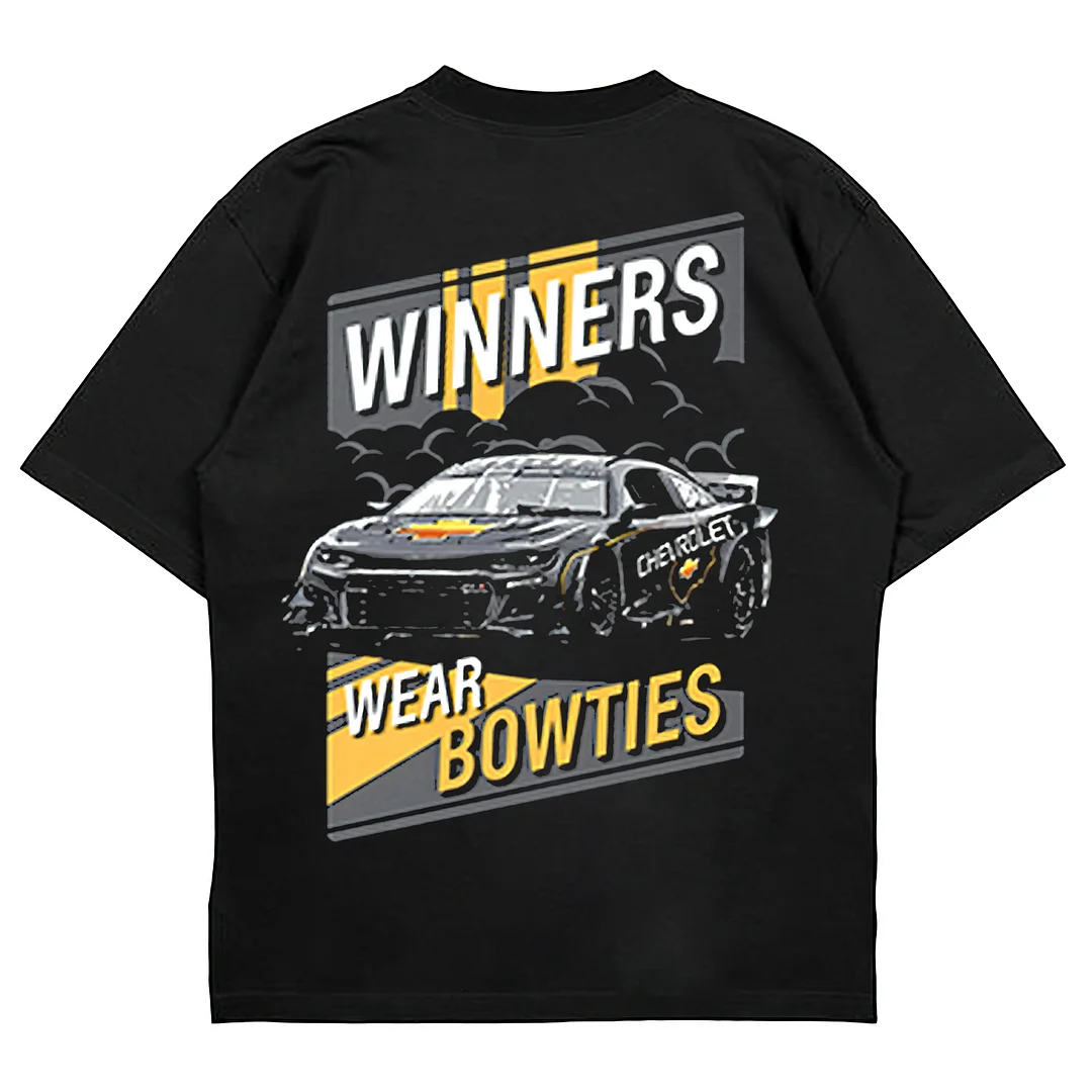 Winners Wear Bowties Printed Unisex Oversized T-shirt - Devcarry