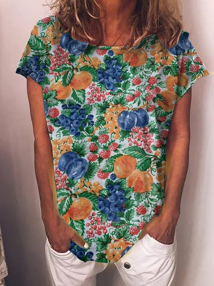 Bestdealfriday Cotton Blend Short Sleeve Casual Shirts Tops 11542469