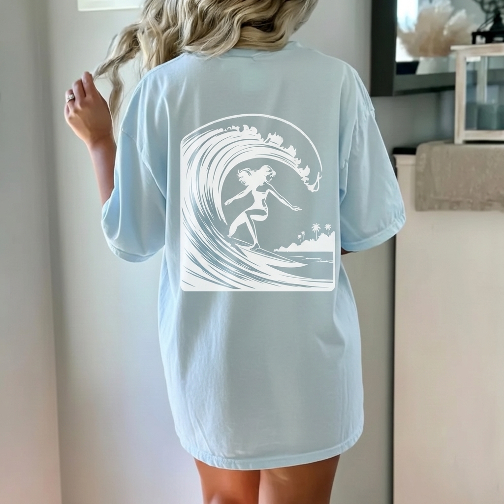thesupersurf Women's Surf Vibe Printed T-shirt