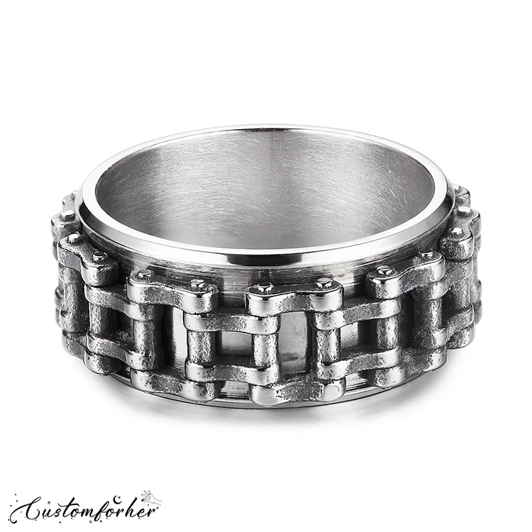 Motorcycle Turnable Chain Biker Ring