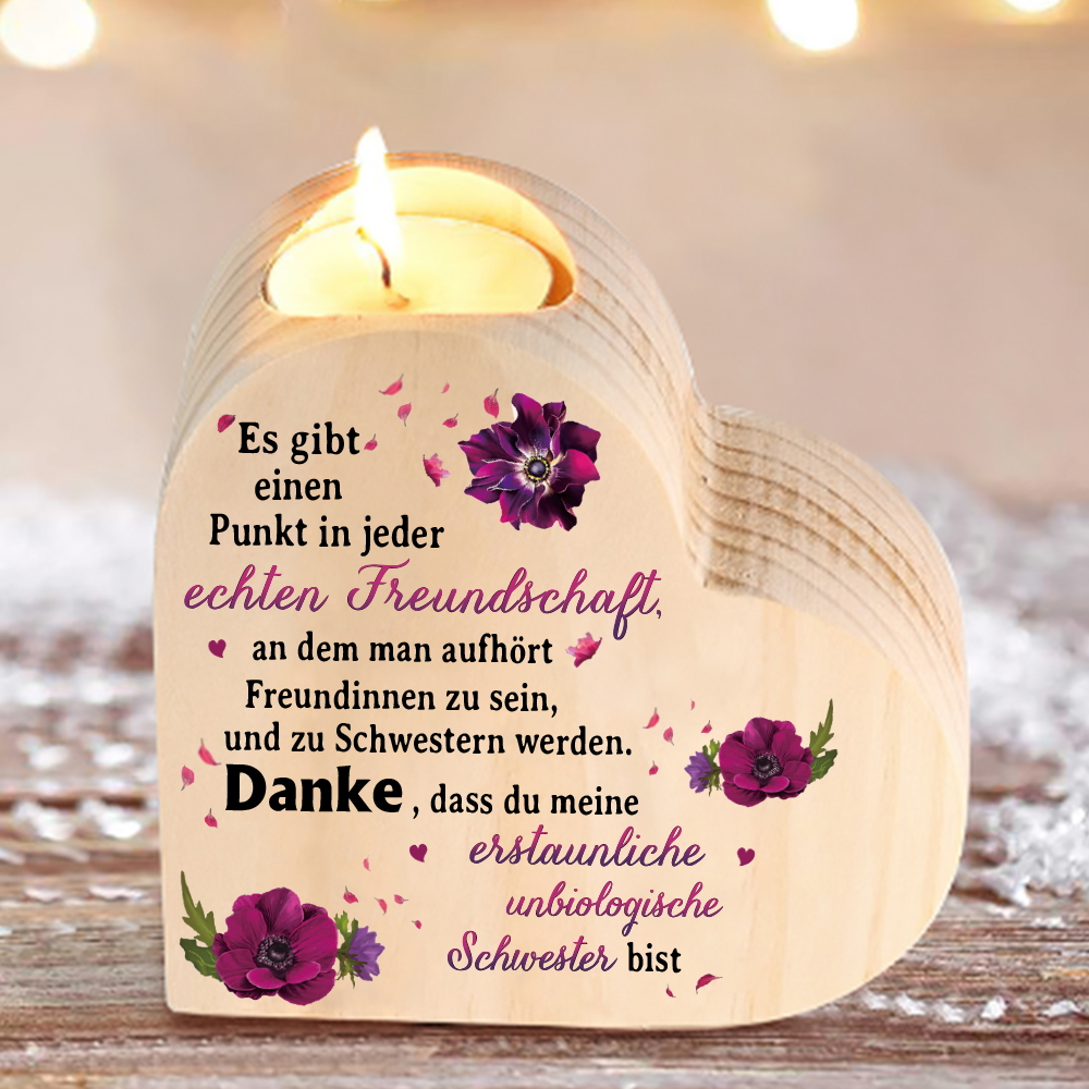 Kettenmachen Herzform KerzenhalterDanke, meine erstaunliche