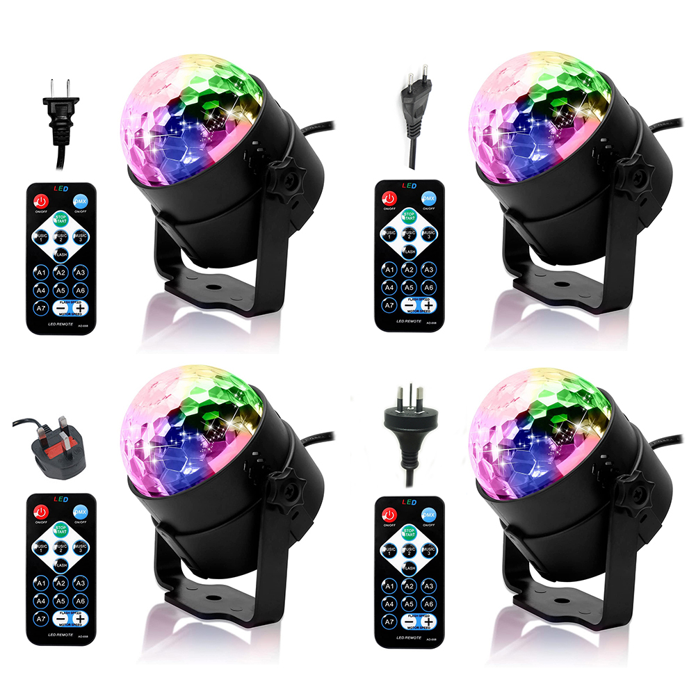 Sound Activated Rotating Disco Ball Lights LED RGB Stage Lights Strobe Lamp, 501 Original
Sound Activated Rotating Disco Ball Lights LED RGB Stage Lights Strobe Lamp, 501 Original