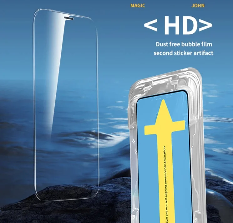 Screen Protector With Auto Alignment Kit For iPhone