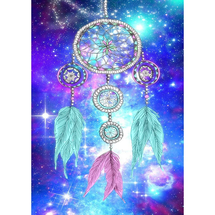 Dreamcatcher Round Full Drill Diamond Painting 30X40CM(Canvas) gbfke