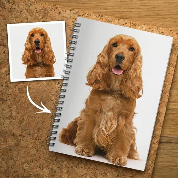 Personalized Pet Photo Notebook Back to School Gifts for Kids