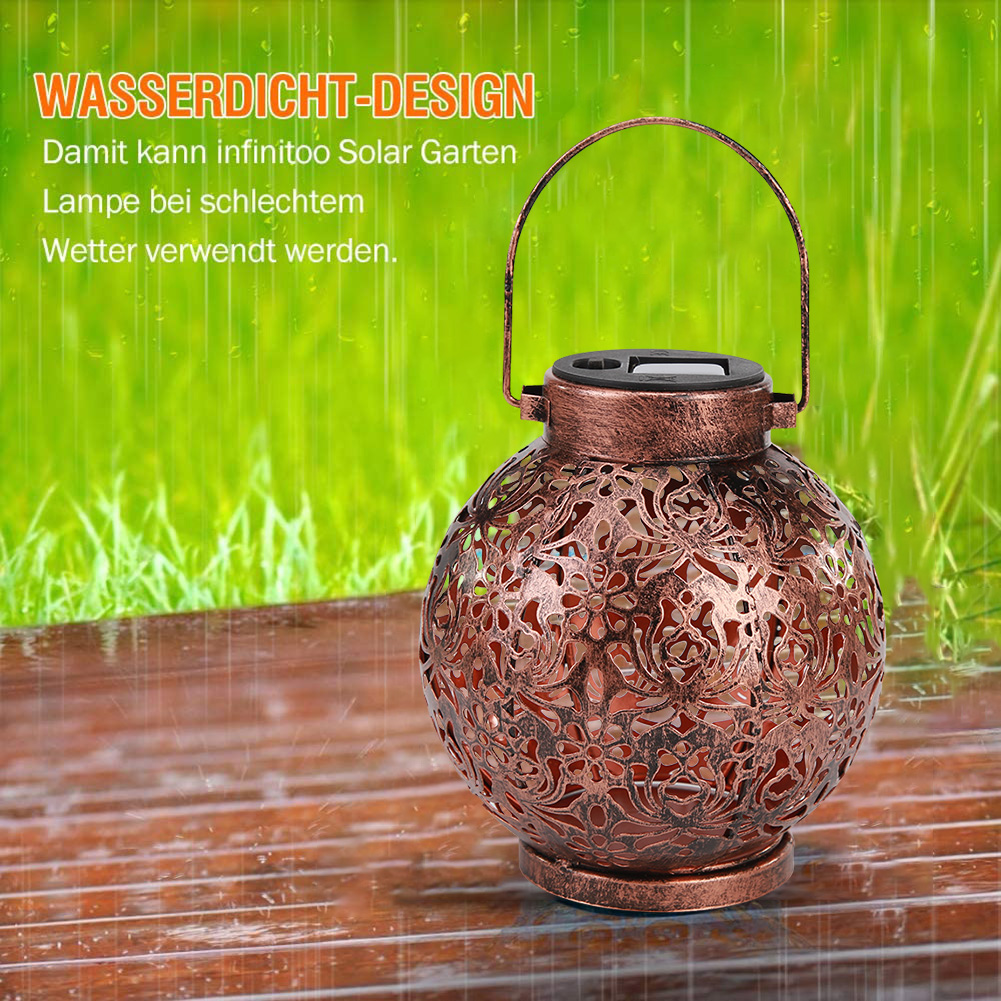 Vintage Solar LED Lamp Outdoor Garden Iron Hanging Lantern Landscape Light, 501 Original
Vintage Solar LED Lamp Outdoor Garden Iron Hanging Lantern Landscape Light, 501 Original