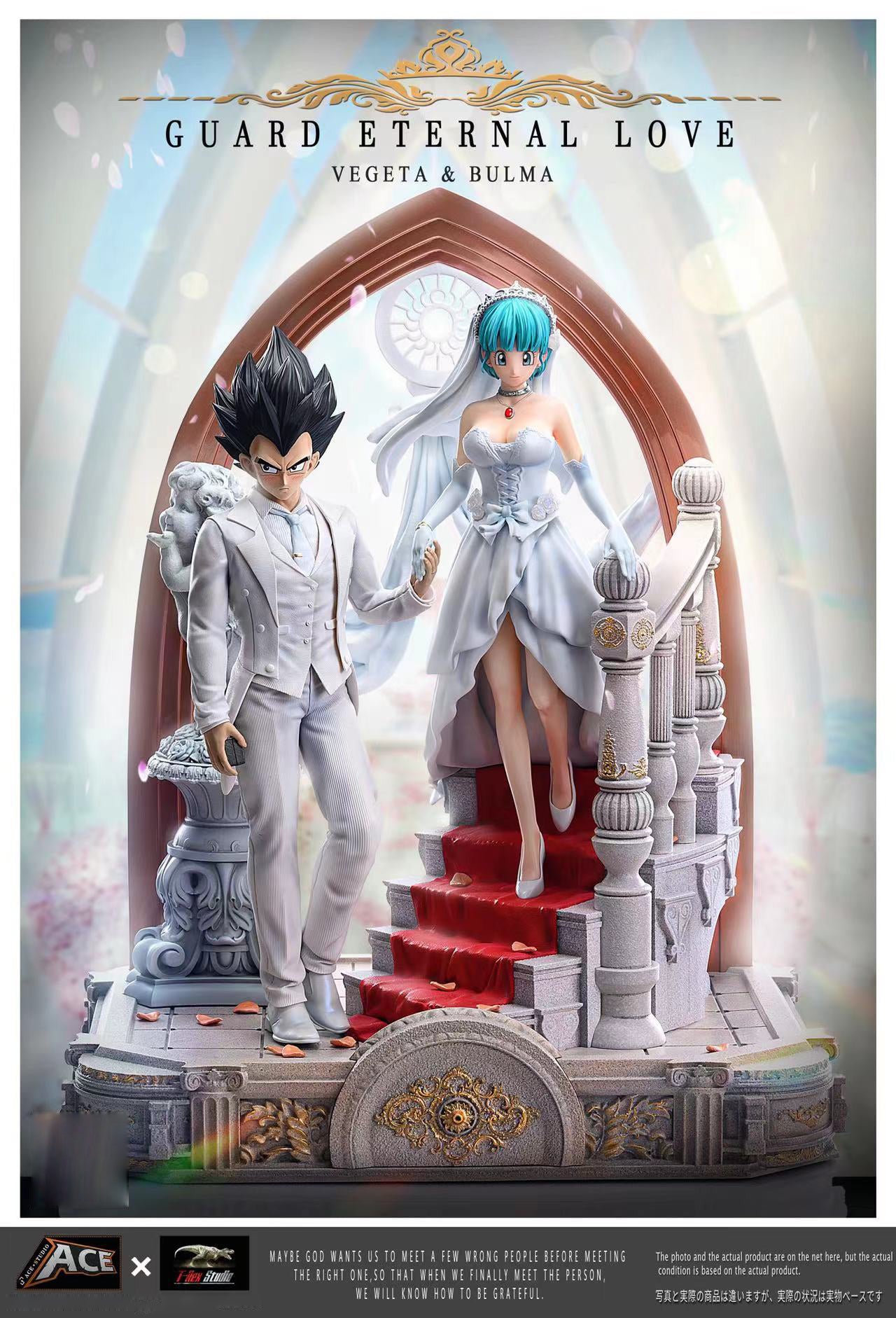 1/6 Scale Vegeta & Bulma Wedding - Dragon Ball Resin Statue - ACE Studio  [In Stock]