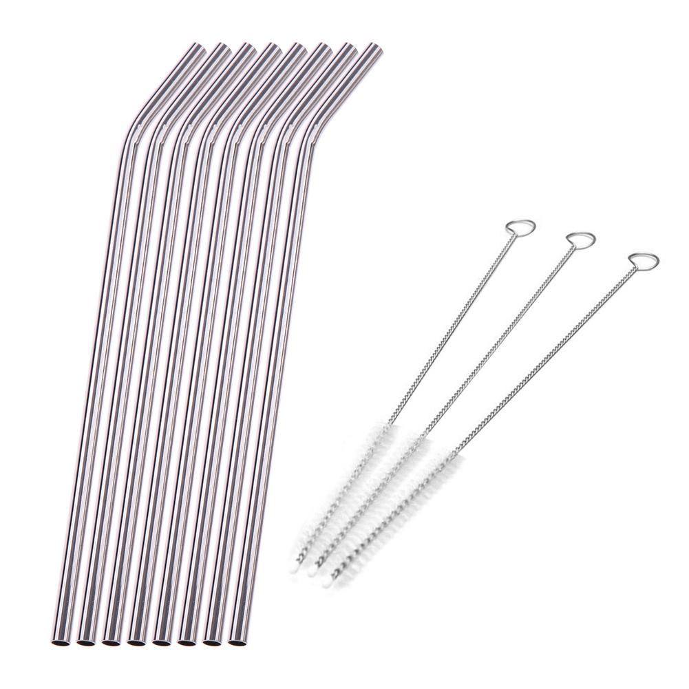 8Pcs Stainless Steel Metal Drinking Straw Straws with 3 Cleaner Brush Kit, 501 Original
8Pcs Stainless Steel Metal Drinking Straw Straws with 3 Cleaner Brush Kit, 501 Original