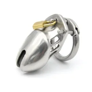 pornhint Pornhint 316L Medical Grade Stainless Steel Small Size Chastity Cage Version A249