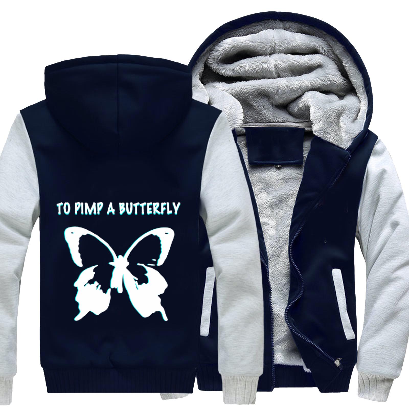 To Pimp A Butterfly Kendrick Lamar, Hip hop Fleece Jacket