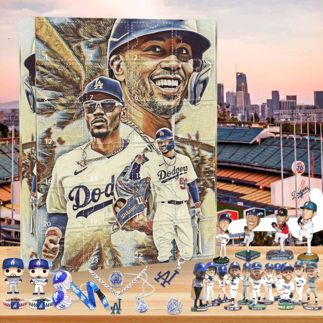 Los Angeles Dodgers Advent Calendar The One With 24 Little Doors