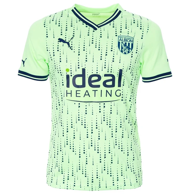 West Bromwich Albion Third Shirt Top Kit 2023-2024 - Lime