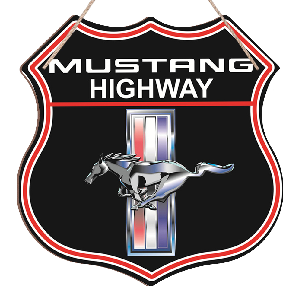 30-30cm-mustang-shield-wooden-signs