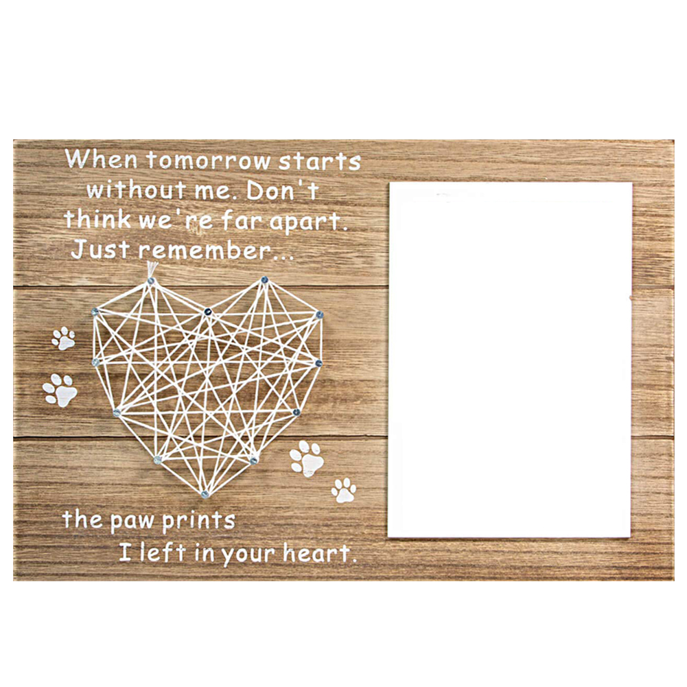 Wooden Pet Memorial Photo Frame Cat Dog Footprint Ink Pad Picture Keepsake, 501 Original
Wooden Pet Memorial Photo Frame Cat Dog Footprint Ink Pad Picture Keepsake, 501 Original
