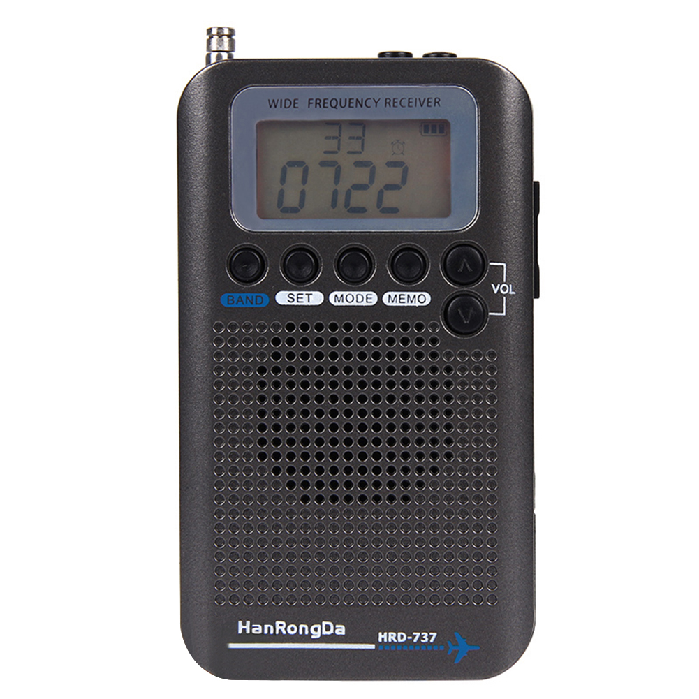 HRD-737 Radio Portable Aircraft Band Receiver FM AM CB SW VHF Radio (Black), 501 Original
HRD-737 Radio Portable Aircraft Band Receiver FM AM CB SW VHF Radio (Black), 501 Original