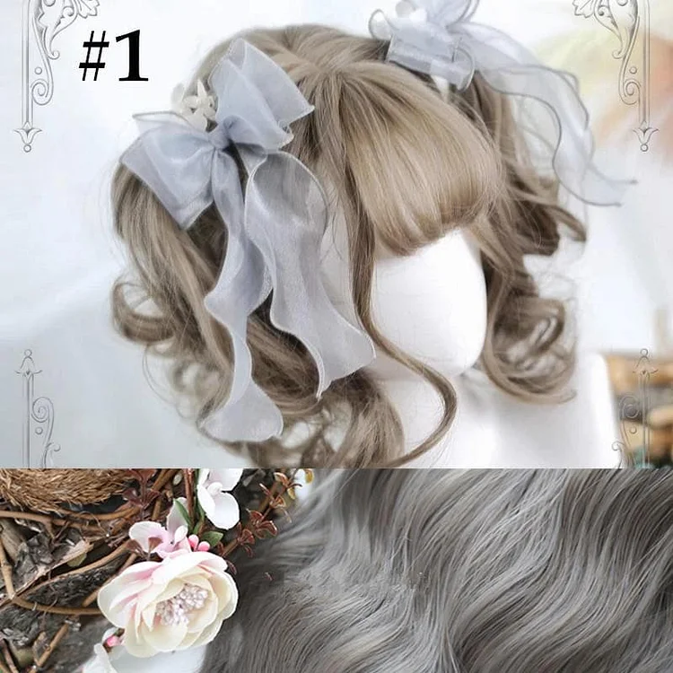 Lolita Cosplay Short Curl Wig SP14948