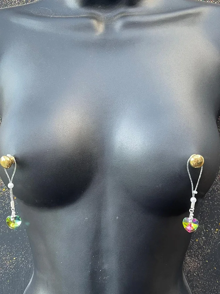 pornhint Pornhint Nipples jewelry. Sexy nipple clamps. Non piercing nipple toys. Mature. pussy clamp