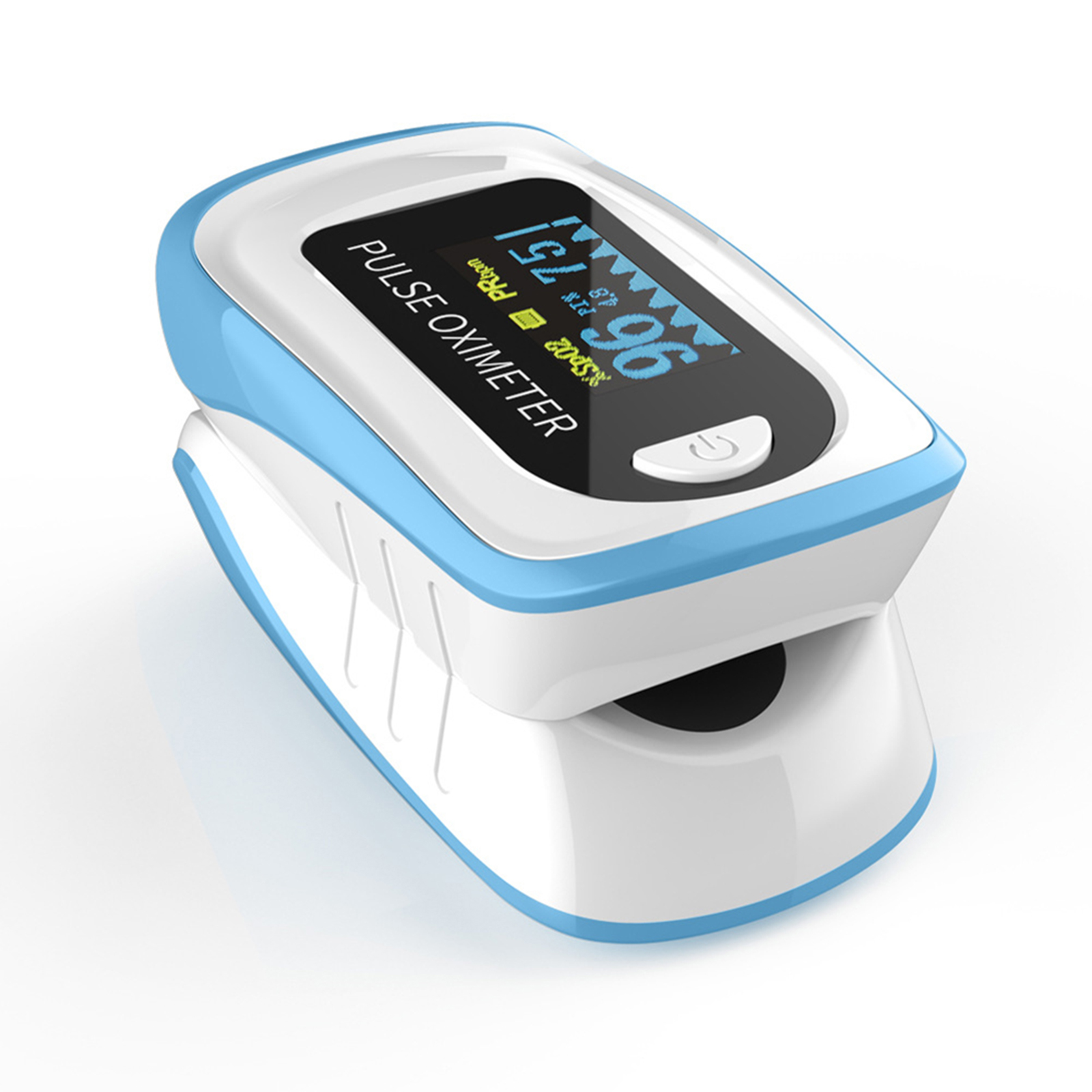 Finger Oximeter Monitor, LED Display, Blood Pulse Oxygen Saturation Meter, Light blue, 501 Original
Finger Oximeter Monitor, LED Display, Blood Pulse Oxygen Saturation Meter, Light blue, 501 Original