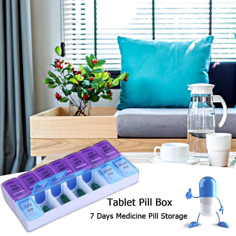 14 Grids 7 Days Weekly Pill Case Medicine Dispenser Pill Box Splitters, 501 Original
14 Grids 7 Days Weekly Pill Case Medicine Dispenser Pill Box Splitters, 501 Original