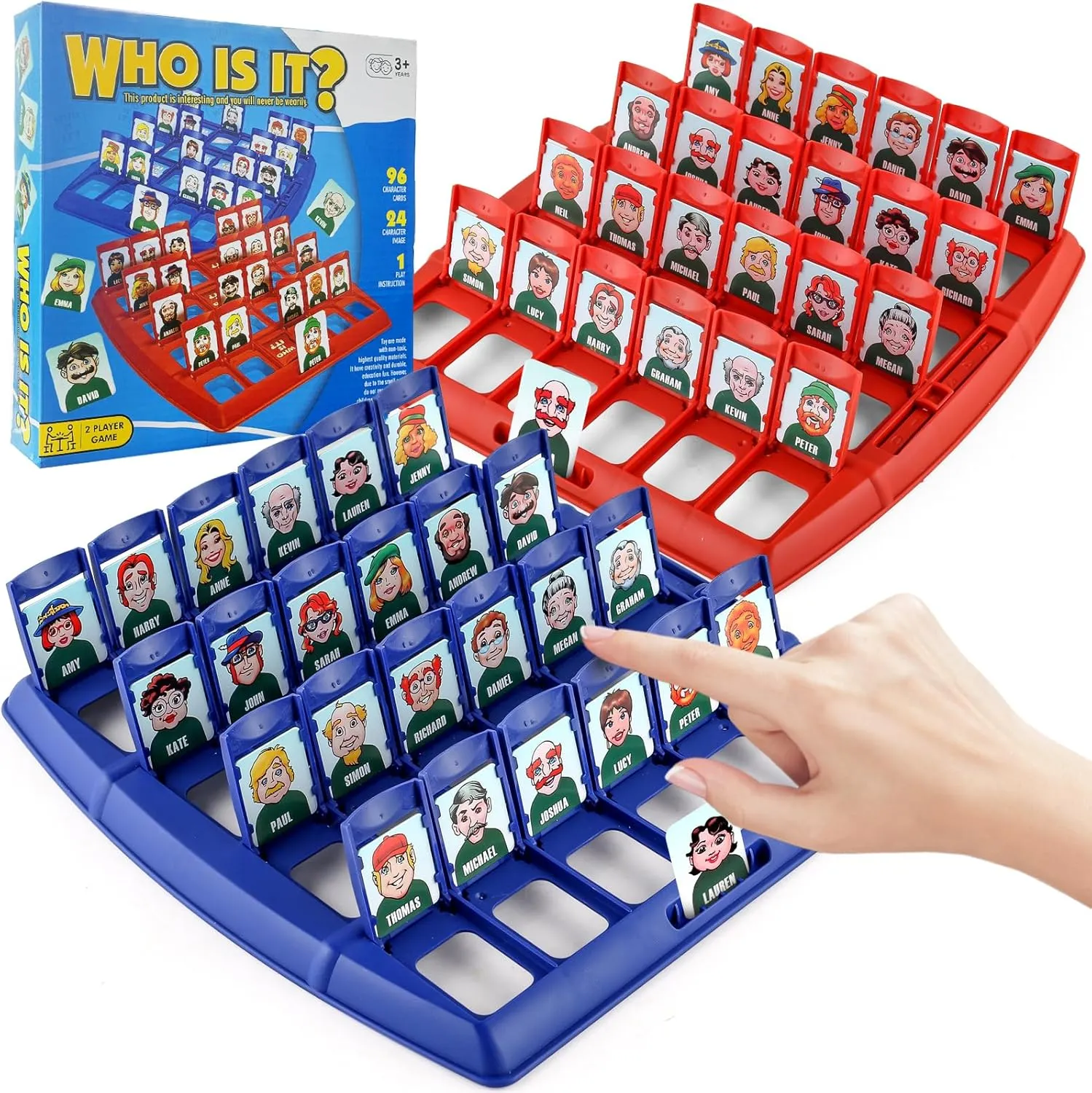 "Guess Who?" board game cards