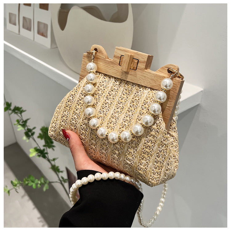 Pearl Chain Shoulder Bag (Other Colors)