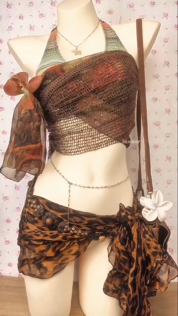 Boho Beach Bikini Set