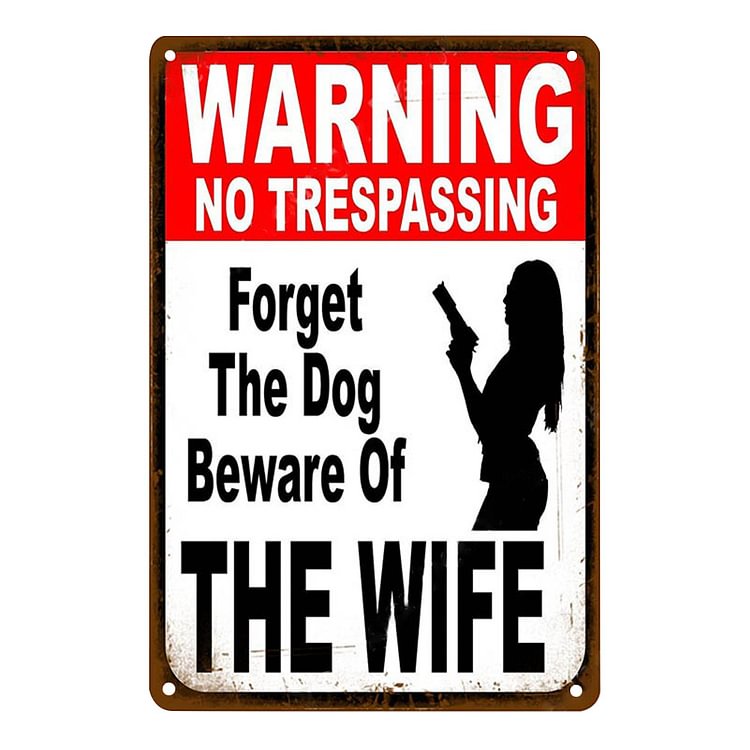 Beware Of Cat Dog - Vintage Tin Signs/Wooden Signs - 20*30cm/30*40cm
