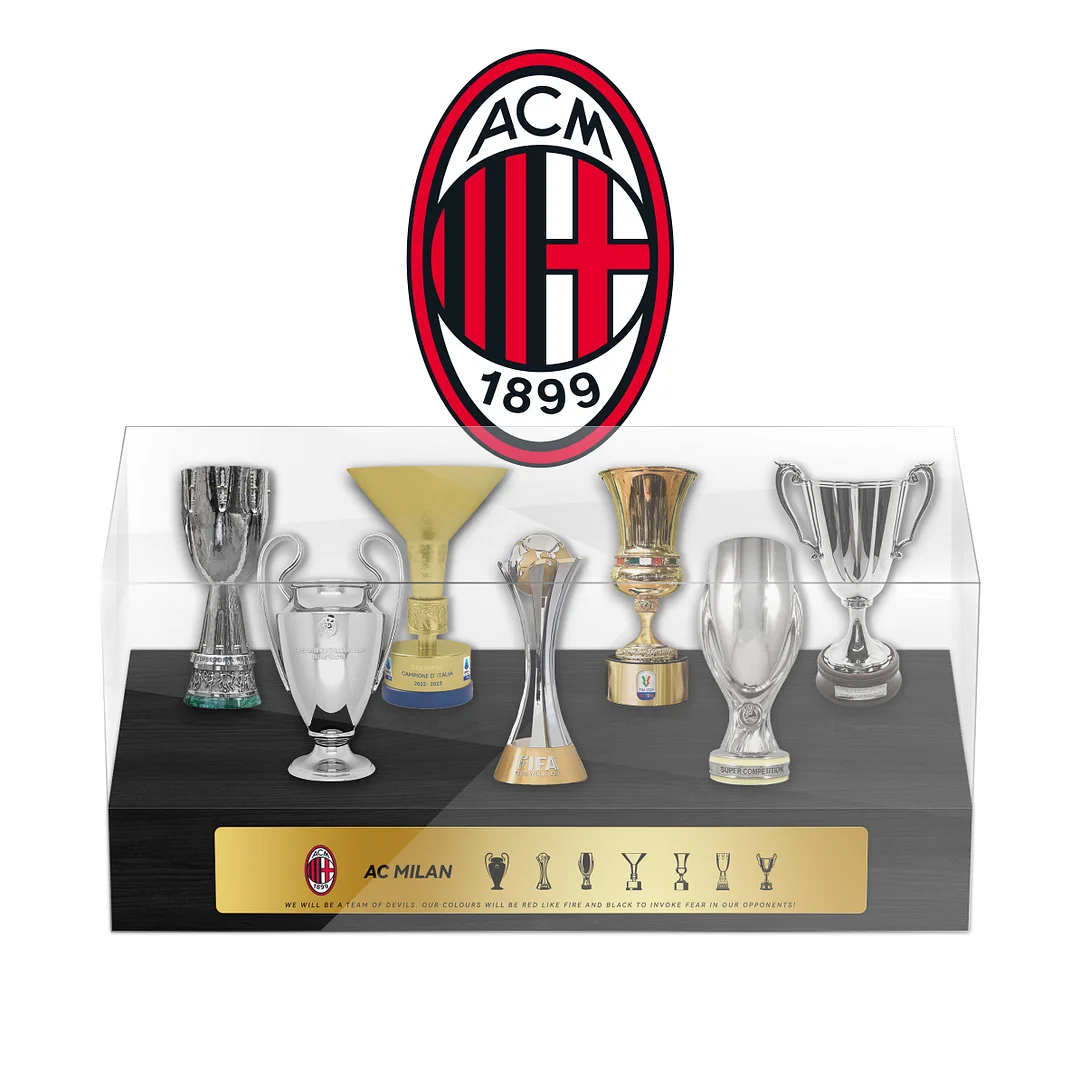AC Milan Football Club Football Trophy Dispaly Case