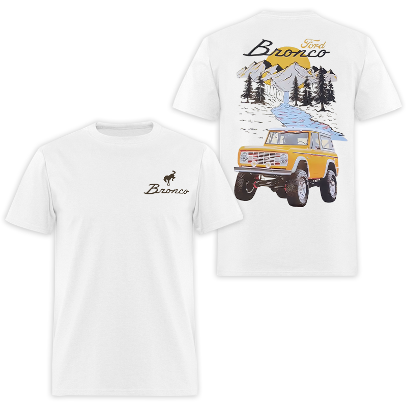 Ford Bronco Printed Men's T-shirt - Devcarry