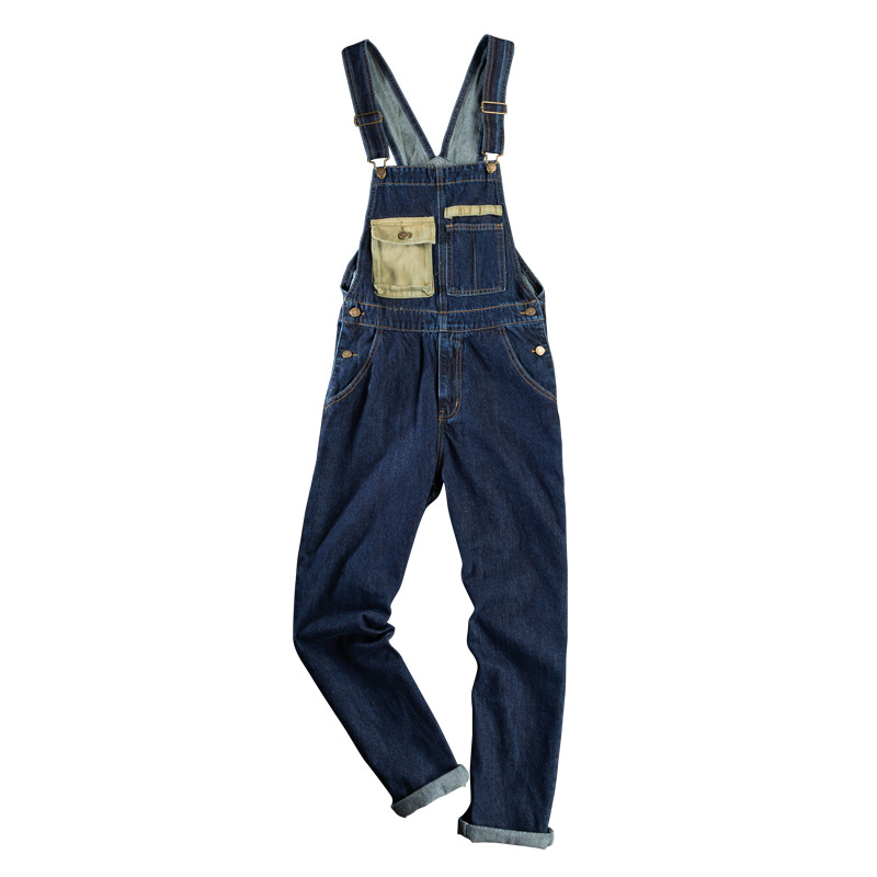 Multipockets Workwear Denim Overalls Jumpsuits