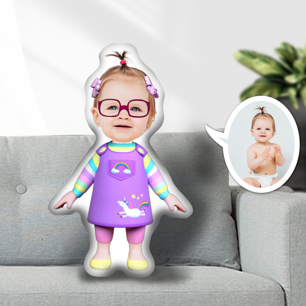 Face Pillow Doll Cartoon Pillow, Custom Photo Face