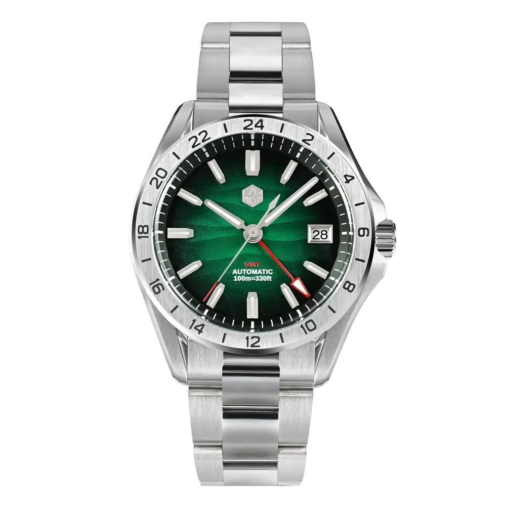 San Martin New 39mm GMT Watch Mechanical SN0129 San Martin Watch san martin watchSan Martin Watch