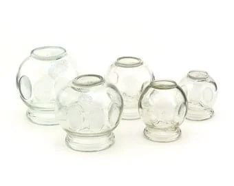 pornhint Pornhint Health Medical Massage 5 pcs Glass Fire Cupping Cups